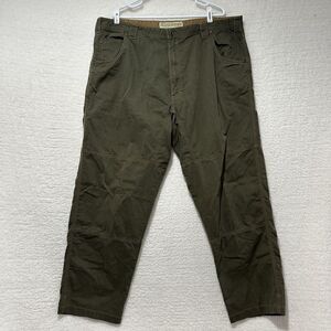 Cabelas‎ Casuals Men's Green Five Pocket Cotton Nylon Pants Size 44X32
